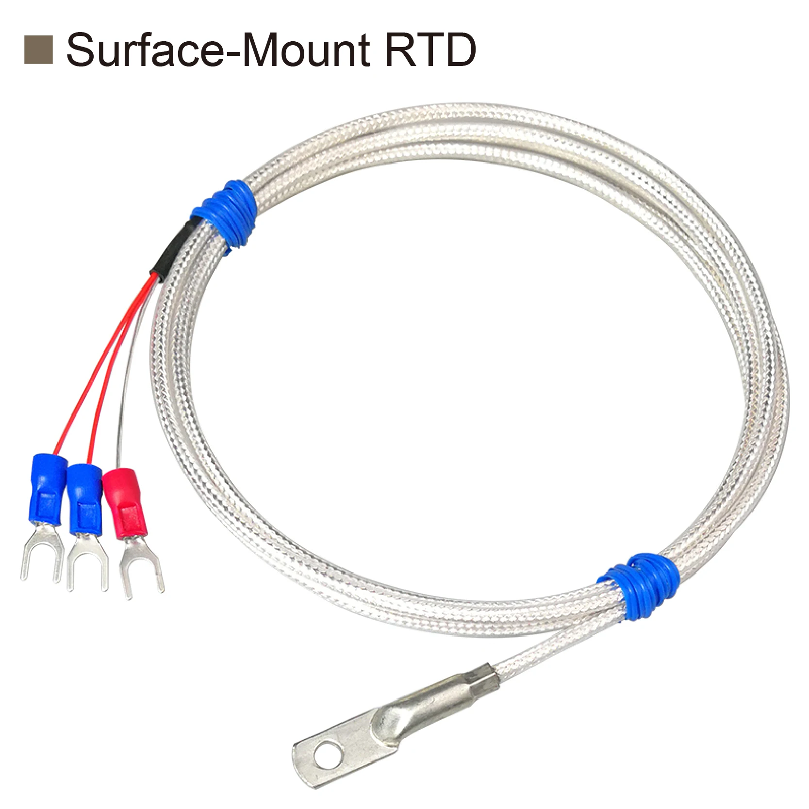 PT100 Temperature Sensor Waterproof Surface Mount RTD Temperature Probe Industrial Metal Surface Measurement