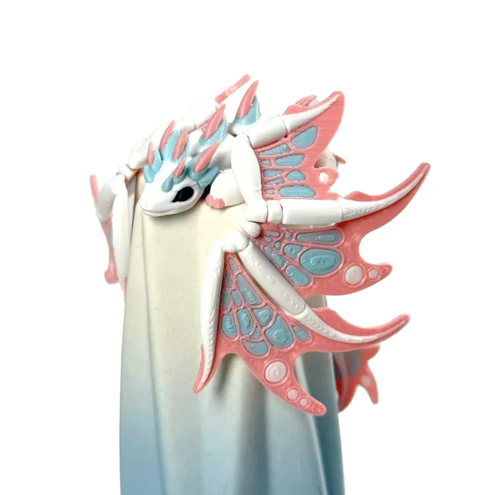 Lifelike 3D Printed Emperor Dragon Durable Desktop Decoration Artificial Animal Figurine Small Ornament Simulation Animal Model
