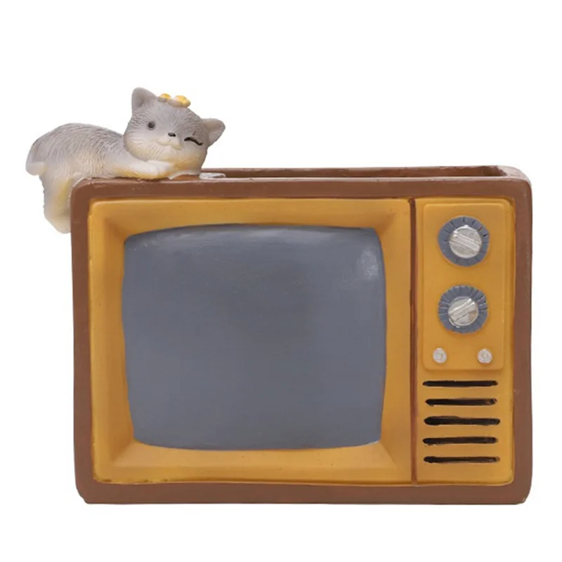 

A21I-Flower Pot Retro Succulent Plant Container Home Garden Decoration Desktop Ornaments Flower Bonsai