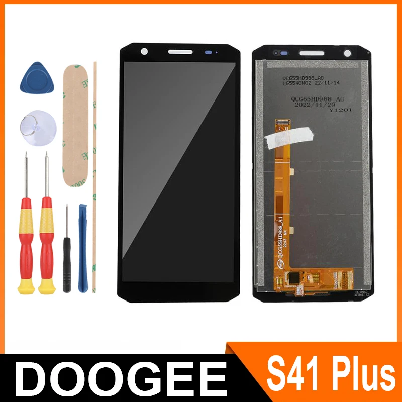 Para DOOGEE S41 S41 Pro S41 Plus/ 5,5 "FHD + pantalla LCD + pantalla táctil