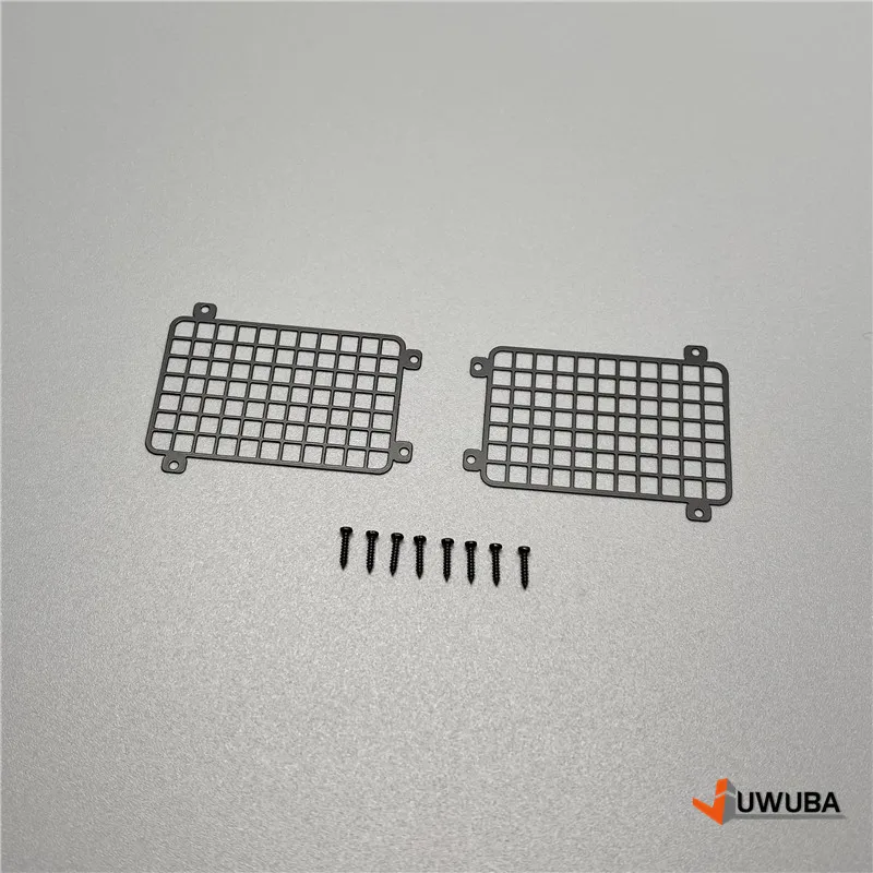 Osłona reflektorów z metalu TGS, siatka ochronna do modeli 1/14 Tamiya RC MAN TGS TGA LESU, części do ciężarówek inżynieryjnych, przyczep, zabawek.