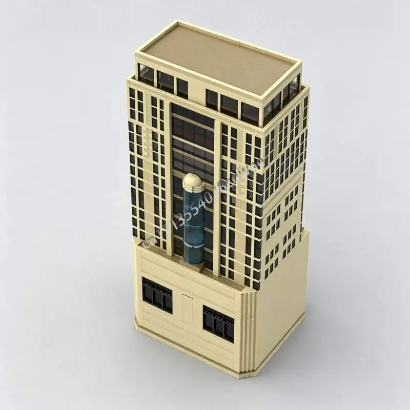 NEW 10193PCS Modular Fisk Tower MOC Creative Street View Model Custom Puzzle Architecture DIY Assembly Blocks TOY Display Gifts