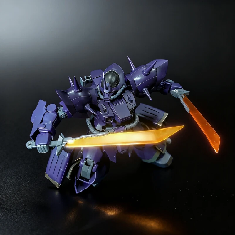 HG 1/144 Ms-18e カンプファー組み立てモデルキット ダーククールアクションフィギュア 可動ジョイントロボットモデルキット プラスチックモデル 男の子のギフト