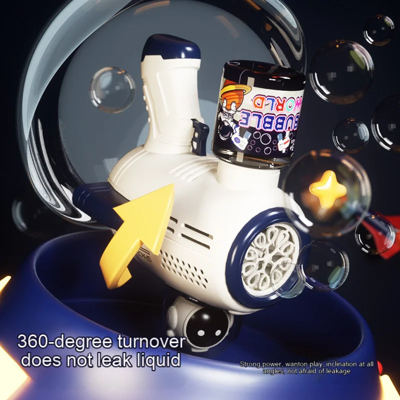 子供のためのライト付き宇宙飛行士電動ハンドヘルドバブルガン,夏のおもちゃ,誕生日プレゼント,アウトドア活動,新しい