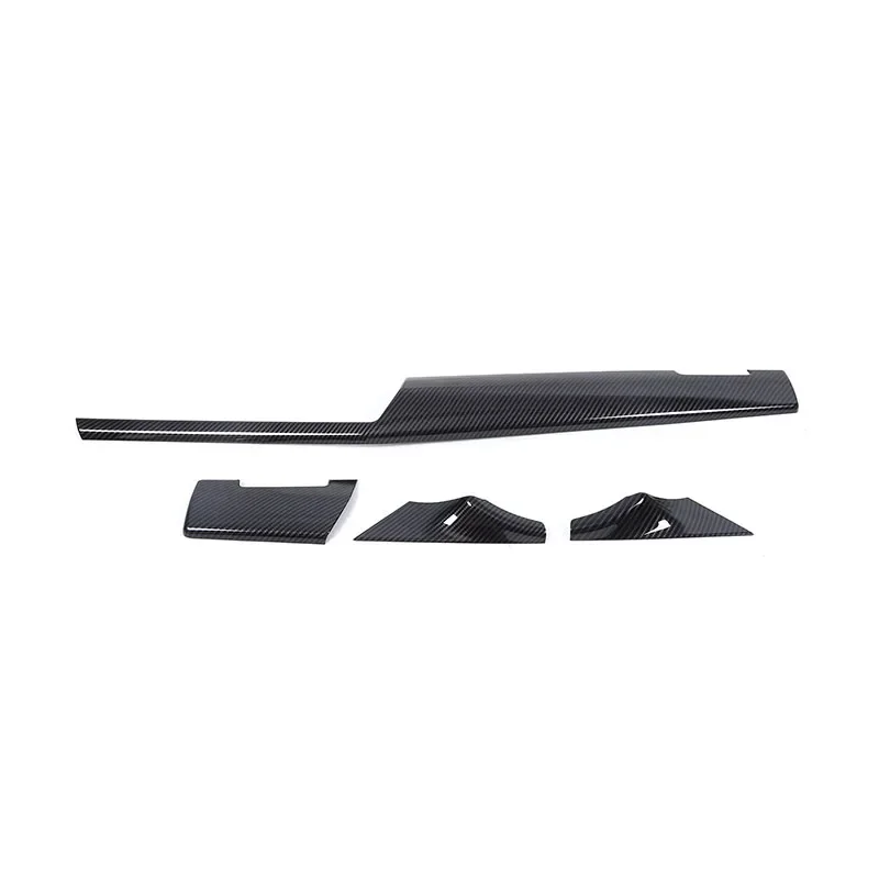 For BMW 5 Series G60 2024 ABS Carbon Fiber Car Center Console Dashboard Panel Decoration Cover Car Interior Accessories LHD