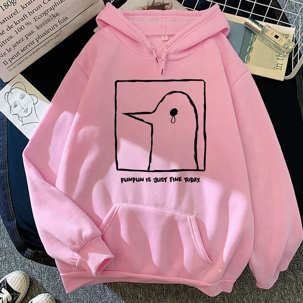 Goodnight Punpun Hoodie Women Harajuku Graphic Kawaii Hoodies Unisex Anime Manga Cartoon Oyasumi Punpun Pullover Sweatshirts