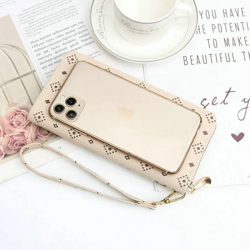 2023 New Ladies Wallets Korean Version Of Long Women Purses Luxury Designer Multi-Card Coin Purse zipper Clutch Mobile Phone Bag