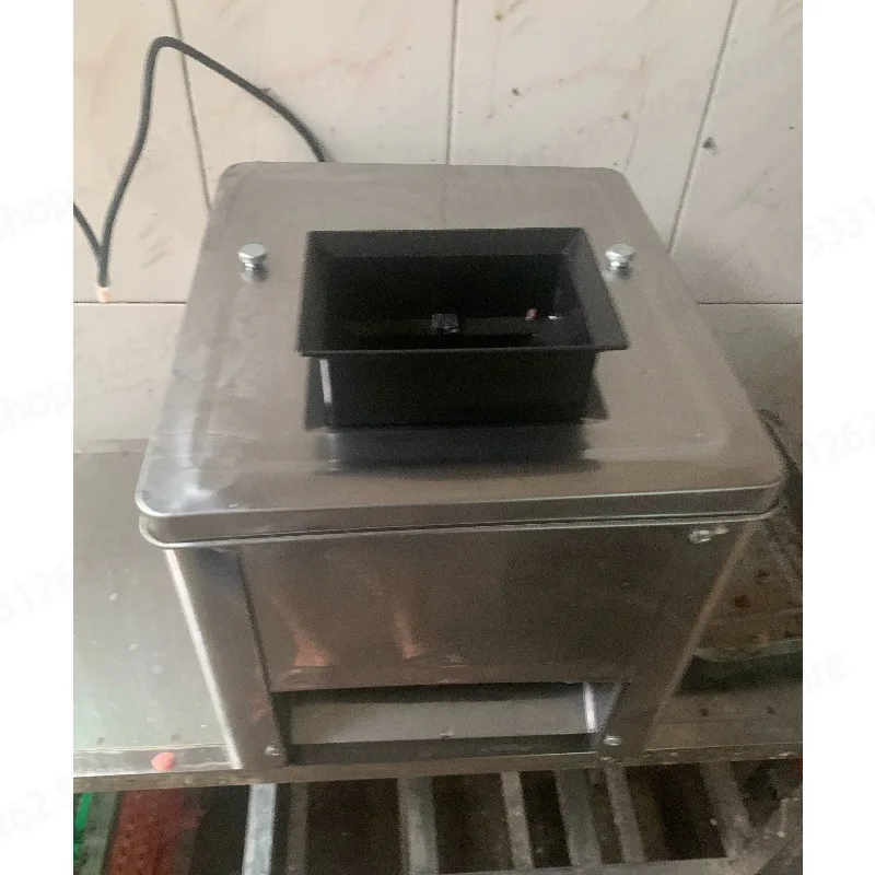 Commercial stainless steel electric meat cutter small automatic fresh meat slicing shredding  cubing vegetable mincing machine