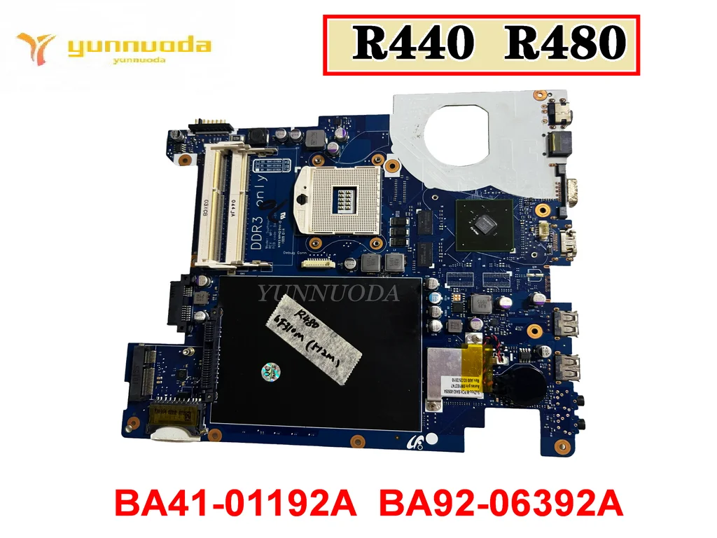 Original For Samsung R480 R440 Laptop Motherboard BA41-01192A  BA92-06392A GT310M Tested Good Free Shipping