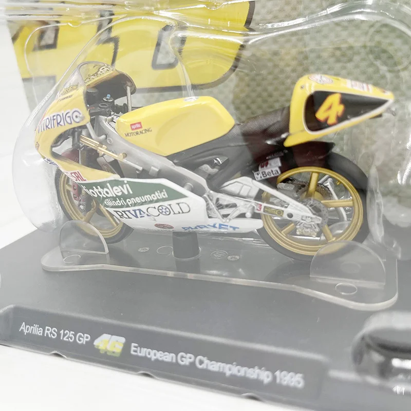 1:18 Diecast Motorcycle Model Toy Aprilia RS 125 World Champion 1997/ Champion 1995 Replica For Collection