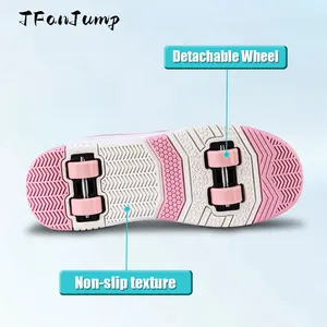 أحذية لوح التزلج ذات العجلات للأطفال ، أحذية رياضية خارجية ، أزياء RollerSkates ، هدايا للفتيات والفتيان أفضل 8 مبيعات أحذية رياضية بعجلات - رقم 2