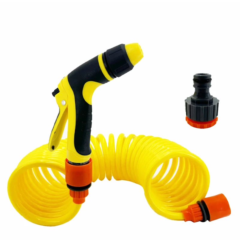 Gartenwasserschlauch 7,5 m-30 m, Hochdruck-Wasserpistole für den Haushalt, Multi-Modus, zur Autowäsche und Bewässerung geeignet.