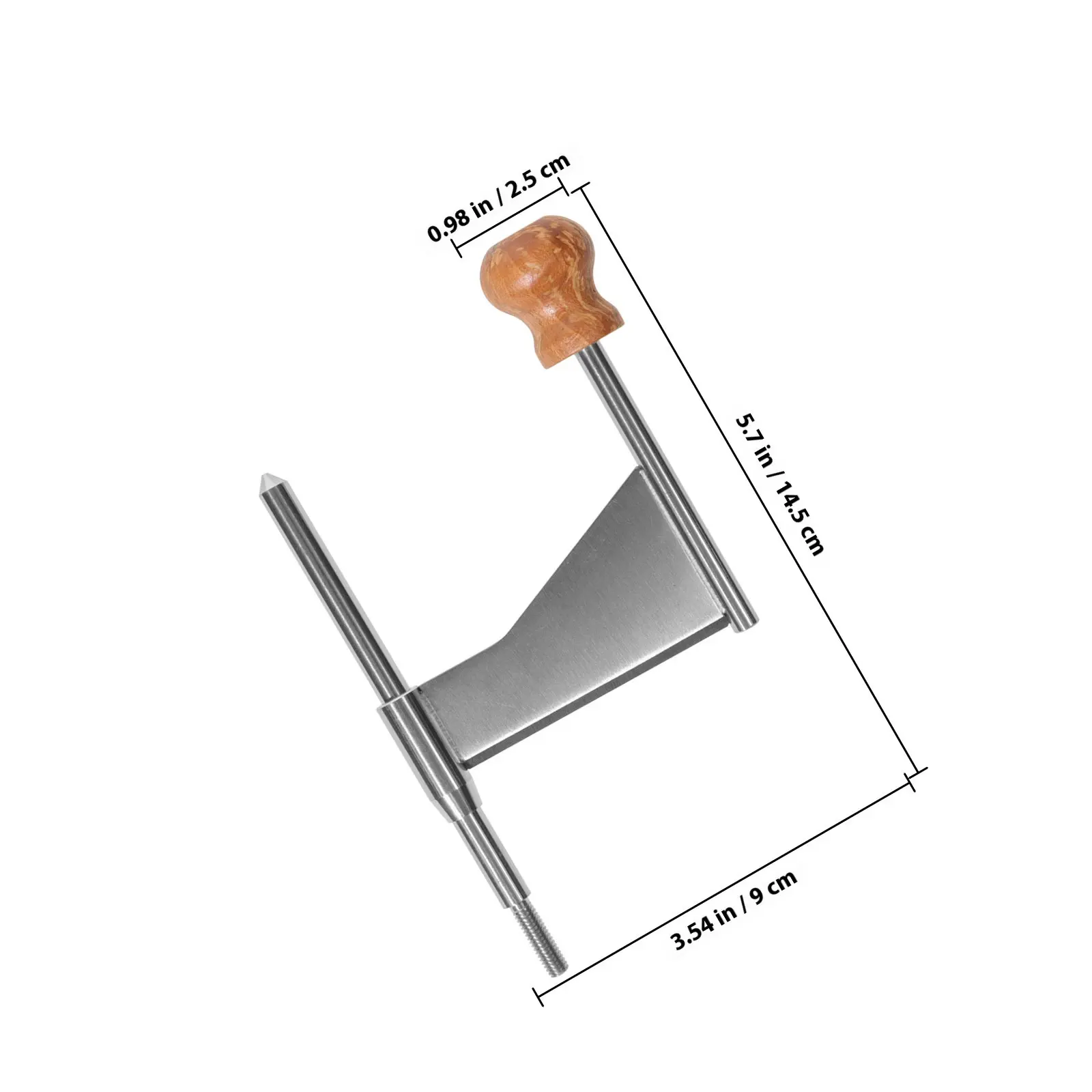 Stainless Steel and Wood Cheese Grater Cutter Rotary Manual Handheld Shaver for Hard Cheese Chocolate Flowers Grating Slicing