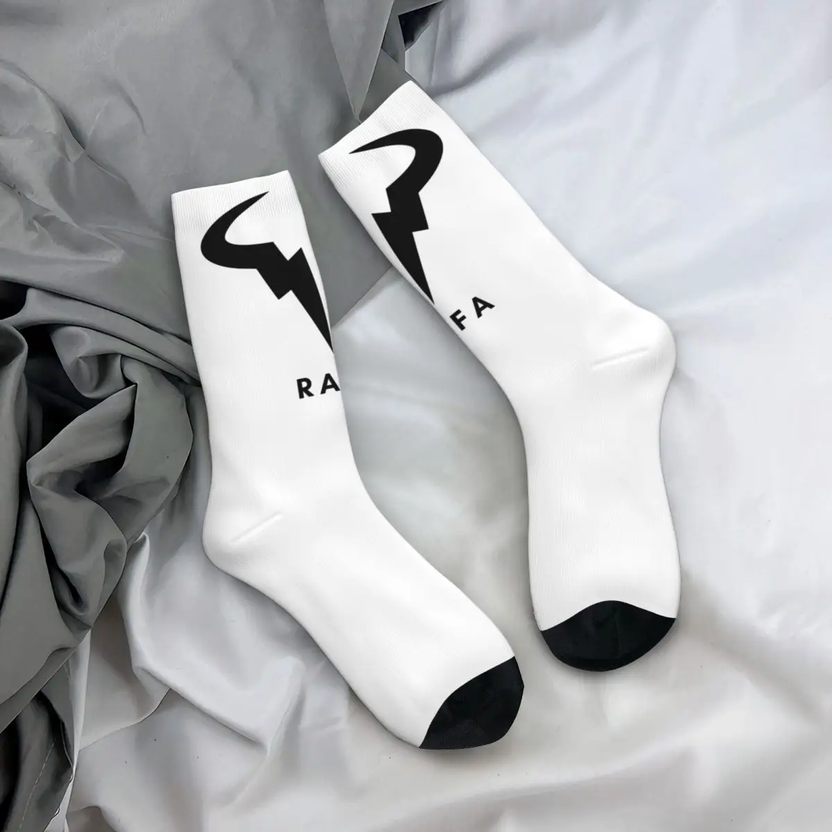 RnotifNadal-Chaussettes de sport absorbant la sueur, logo Merch, chaussettes longues confortables pour femmes, cadeaux pour hommes, meilleure vente