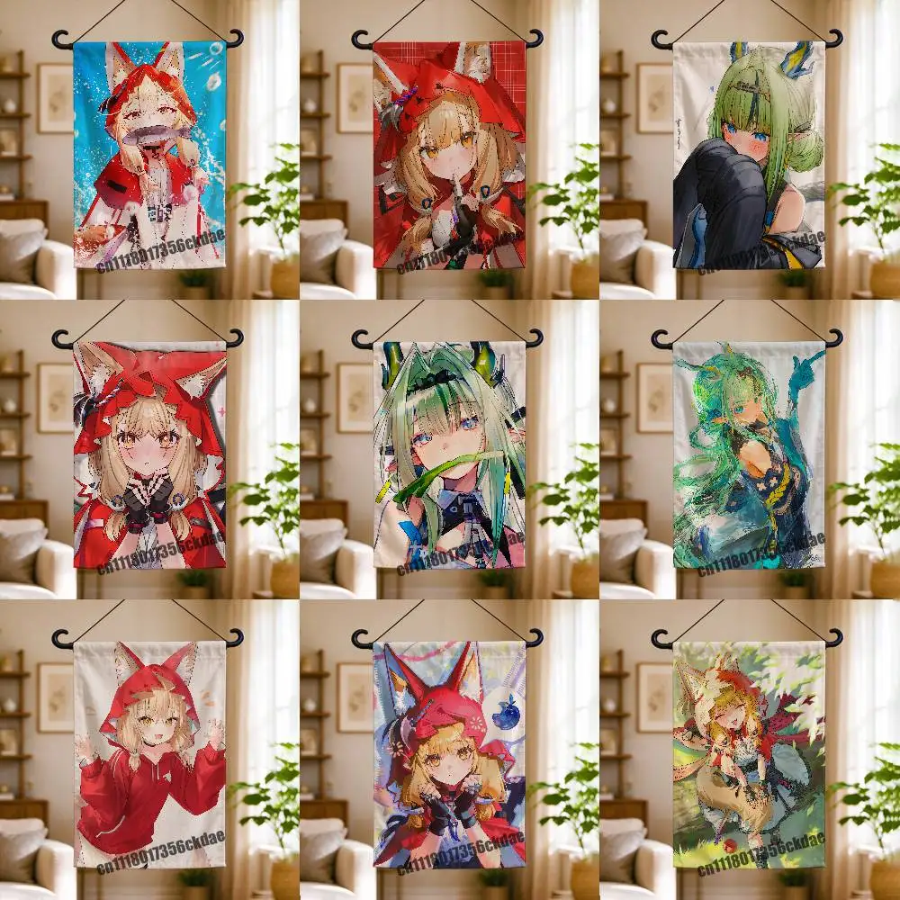 For Rossi Si Arknights Endfield Garden Flag Custom Outdoor Home Party Advertising Cloth Flag Decoration Wall Banner