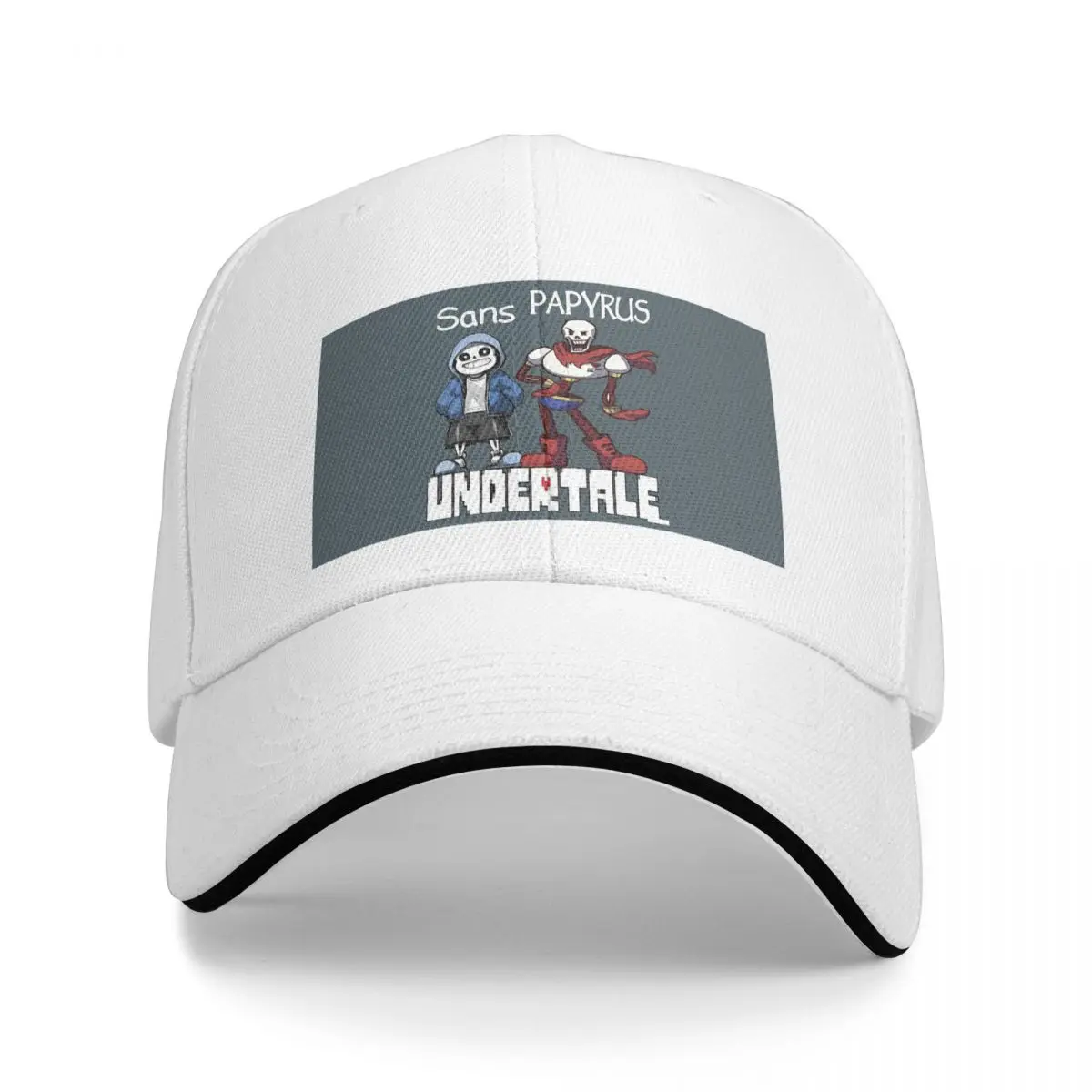 

New Men's and women's baseball caps Undertale Sans And Papyrus 1 Truck Driver Hat Outdoor sun hat Creative gifts