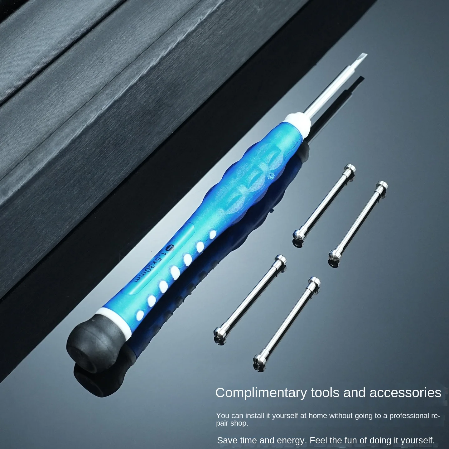 Para Breguet MARINE Series 5817 biela correa de goma/cuero varilla de tornillo correa de reloj dedicado varilla de oreja 304L pieza de reloj