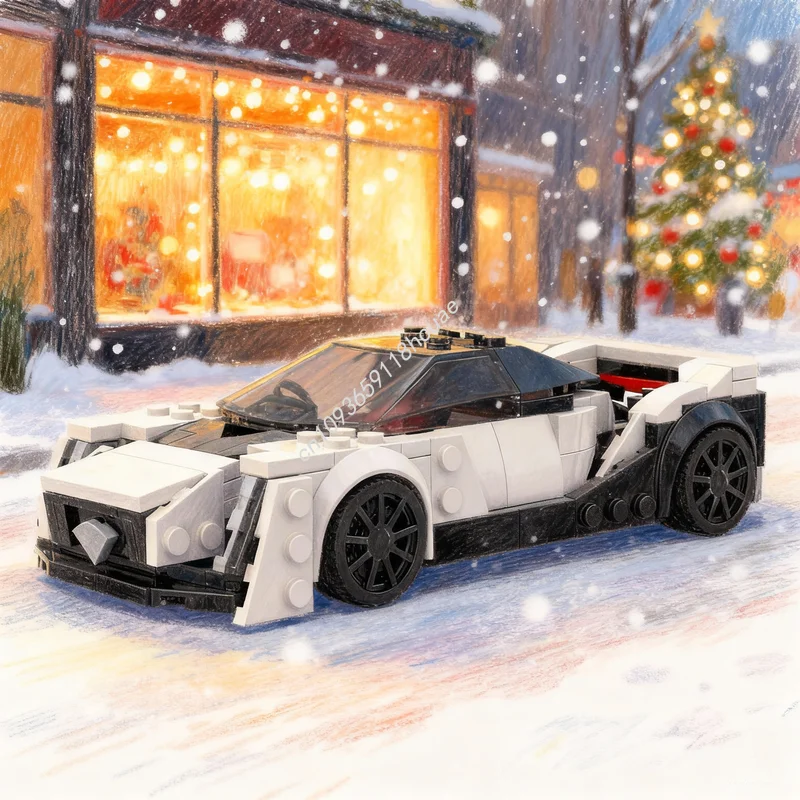 

265pcs MOC City Champions Vanda Dendrobium Model Building Blocks Construction Christmas Gift Toy Creative DIY Education Idea