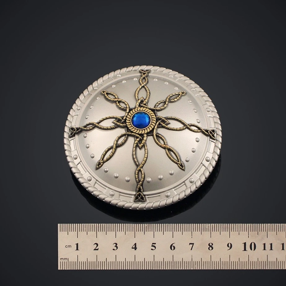 9 cm Diablo 2 Dark Ruler's Great Shield Storm Chaser's Shield Fysieke schadevermindering Schildmodellen Thema Gaming Collectibles