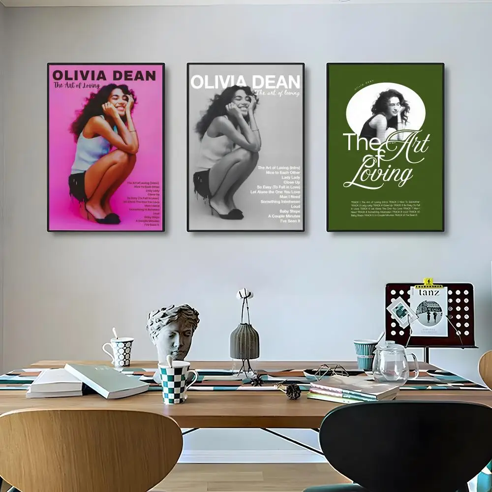 O-Olivia Dean Poster Classic poster and wall art prints are suitable for living rooms, bedrooms,and home