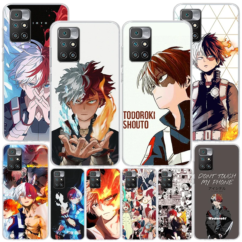 My Hero Todoroki Shoto Phone Case For Xiaomi Redmi 12 12C 10 10C 10A 9 9A 9C 9T 8 8A 7 7A 6 Pro 6A K70 K60 K40 K20 S2 Print Cove