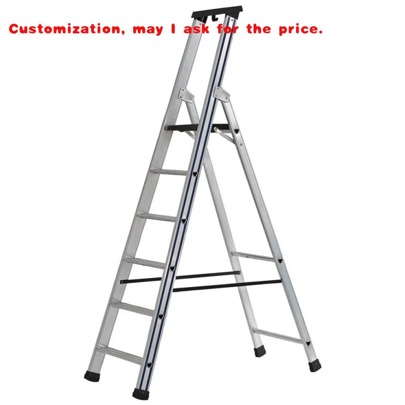custom.Very Large Opening Steel Ladder Modern Industrial Design Feature Step Folding Industrial Ladders Structure