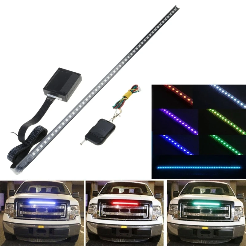 Listwa świetlna skanera Knight Rider RGB 48SMD Lampa błyskowa LED Grille Oświetlenie