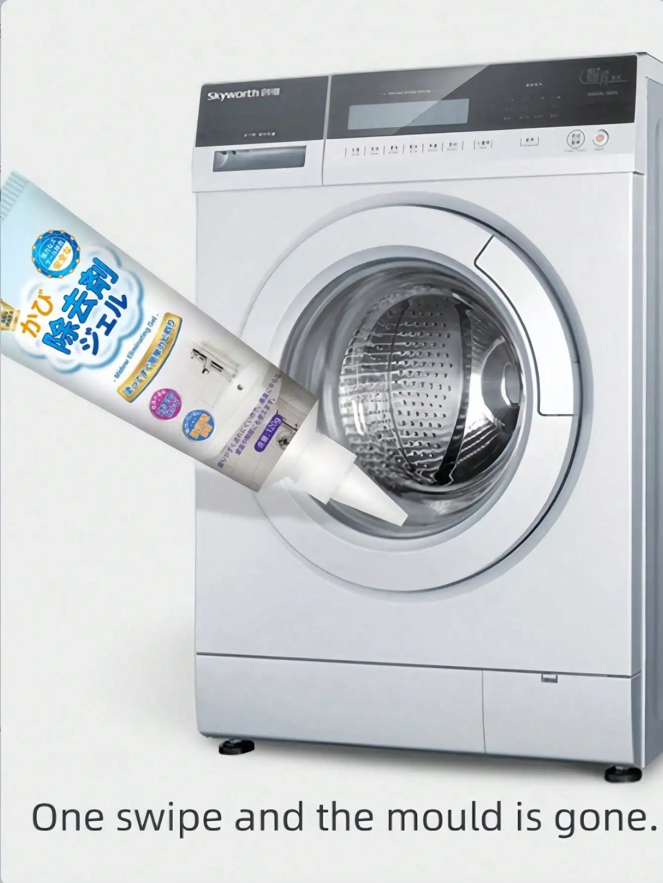 Mold Removal Gel, Anti-Mold Cleaner For Washing Machine Gasket, Refrigerator, 2 Assorted Patterns Randomly Shipped