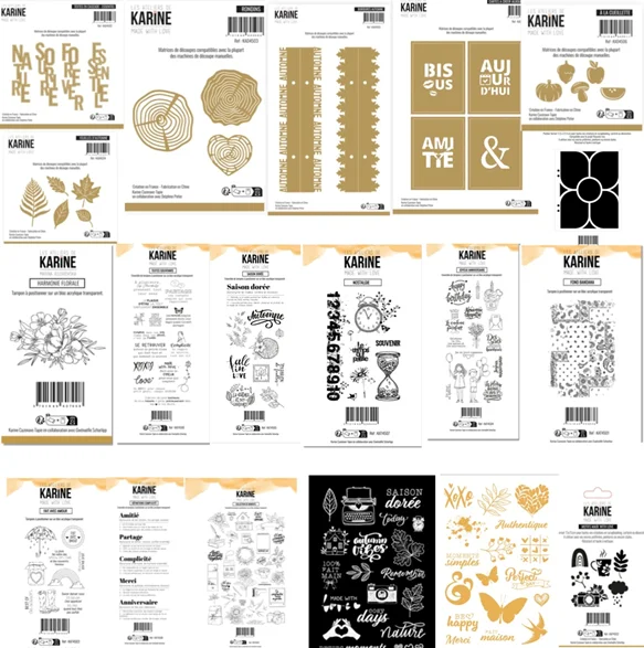 Love xo 2026 New Metal Cutting Dice And Stamps For Scrapbooking Stencil Embossing Mold DIY Paper Cards Craft Cutting