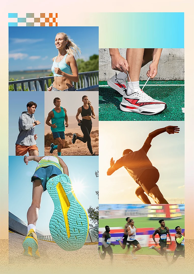 Marathon-Laufschuhe für Herren, Carbon-Platte, Spezial-Sportschuhe, atmungsaktiv, leicht, bequeme Damen-Sneaker für sportliche Freizeitaktivitäten. – Detail 9