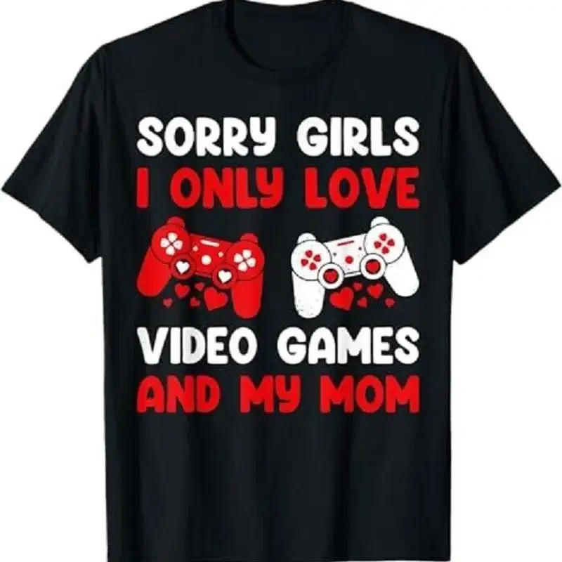 Boys Valentines Day Video Games Funny Gamer Valentines T Shirt