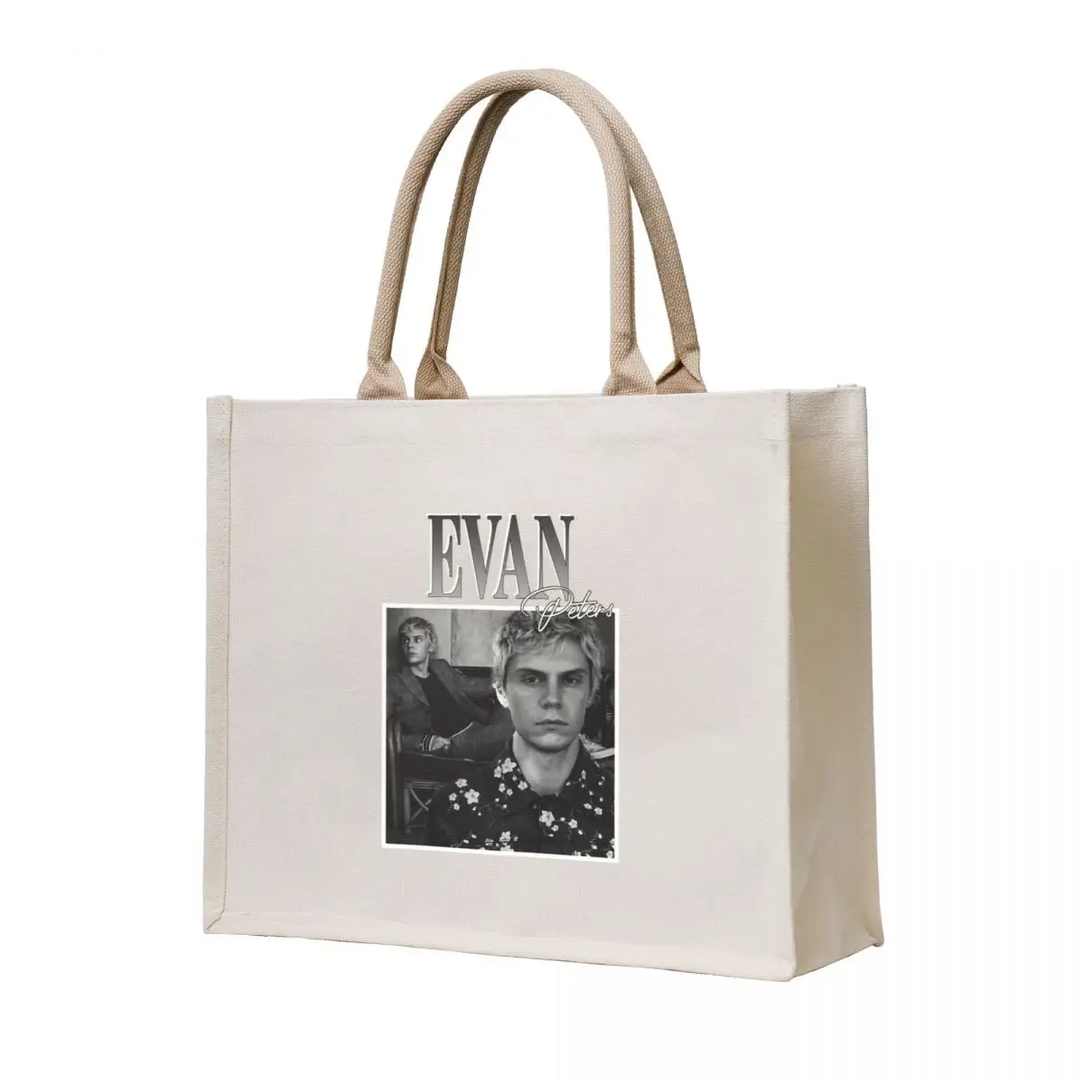 

Day Gift For Evan Peters Gifts For Movie Fans Tote Bag Fabric bag Large bags for women Women's handbag sacs de shopping
