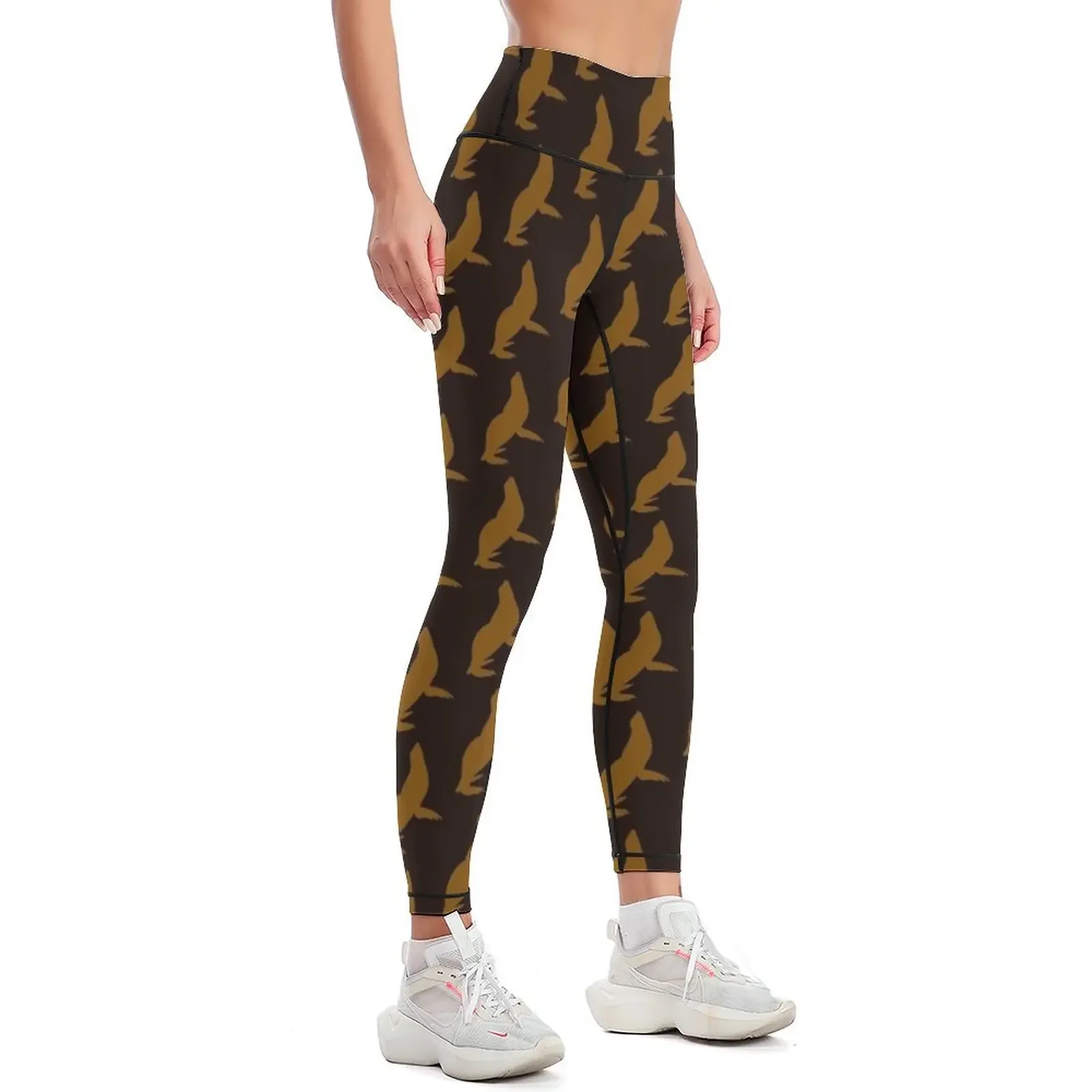 Sea Lion Educator Leggings gym top sportswear woman gym 2025 Women's gym Sports female Womens Leggings