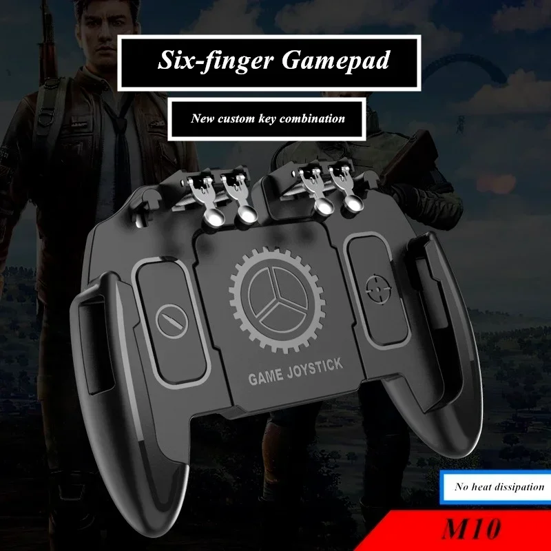 M11 Portable Universal Mobile Phone Gamepad Joystick Controller with Air-cooled Cooling Radiator Game Handle for IPhone Android