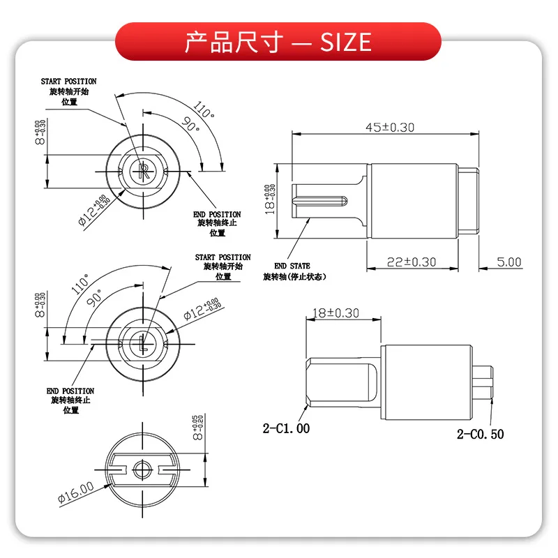 High Quality Home Improvement Torque Damper Rotary Damper 50pcs Accessories Black For Toilet Seats Home Fixtures