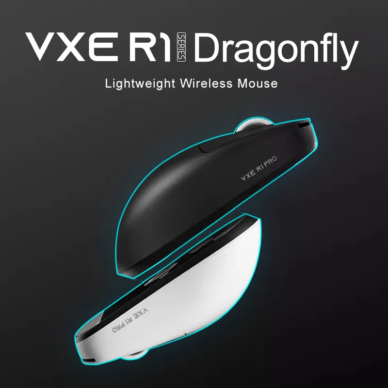 

ATK VXE R1 Pro MAX Dragonfly R1 Bluetooth Gaming Mouse PAW3395 2.4G Wireless E-sports Mice Rechargeable Lightweight Ergonomic
