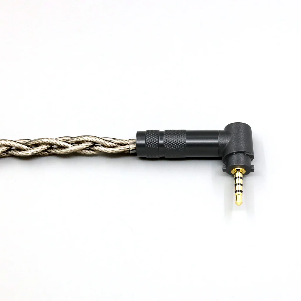 99% Pure Silver + Graphene Silver Plated Shield Earphone Cable For Fostex T50RP 50TH Anniversary RP Stereo Headphone LN008482