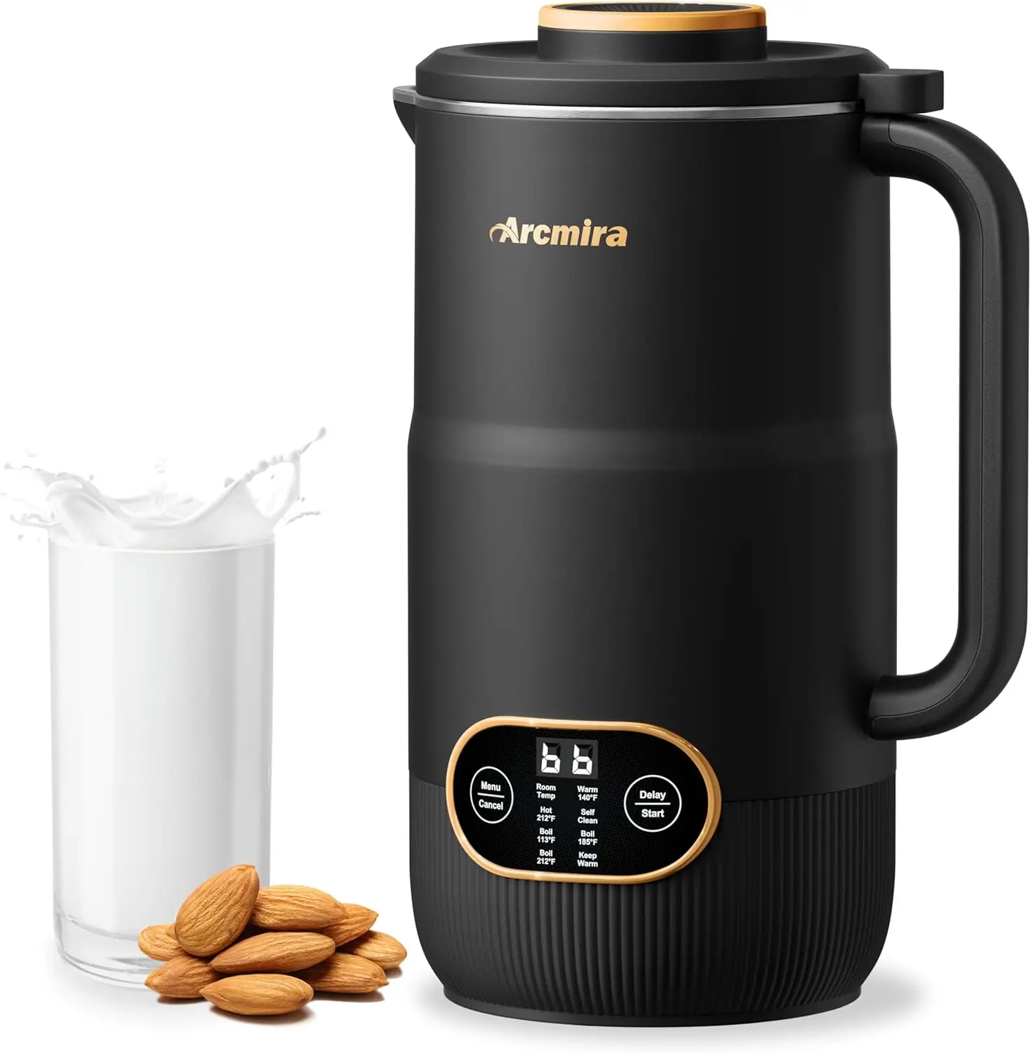 

Nut Milk Maker, 35oz(1000ml) Homemade Almond, Oat, Coconut, Soy, Plant Based Milks and Non Dairy Beverages, Soy Milk