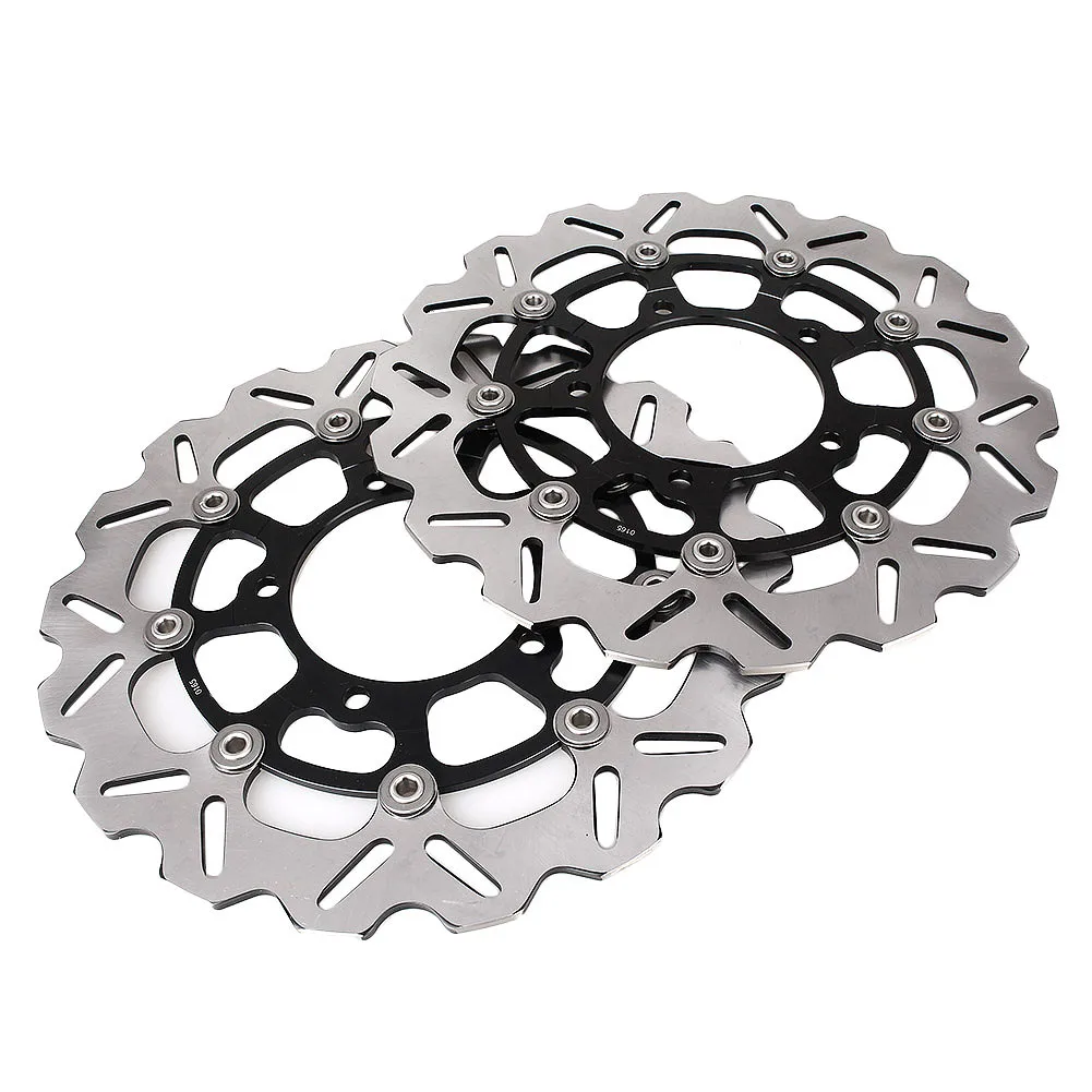 For Suzuki GSXR 600 750 2006-2007 K6 & GSXR1000 2005-2008 K5 K7 Motorcycle Front Rear Brake Disc Rotors Set Floating Disks 3PCS