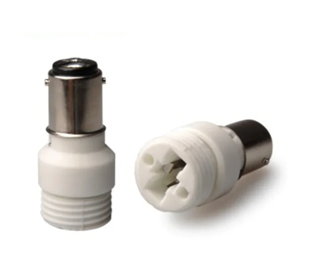 BA15D To G9 Halogen LED Car Light Socket Adapter Ceramic CE Rohs BA15D To G9 2Pin Lamp Holder Converter