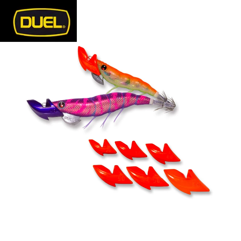 DUEL Wooden Shrimp EGI JIG Lure Casting Aid Long-range Casting Weight-bearing Bait