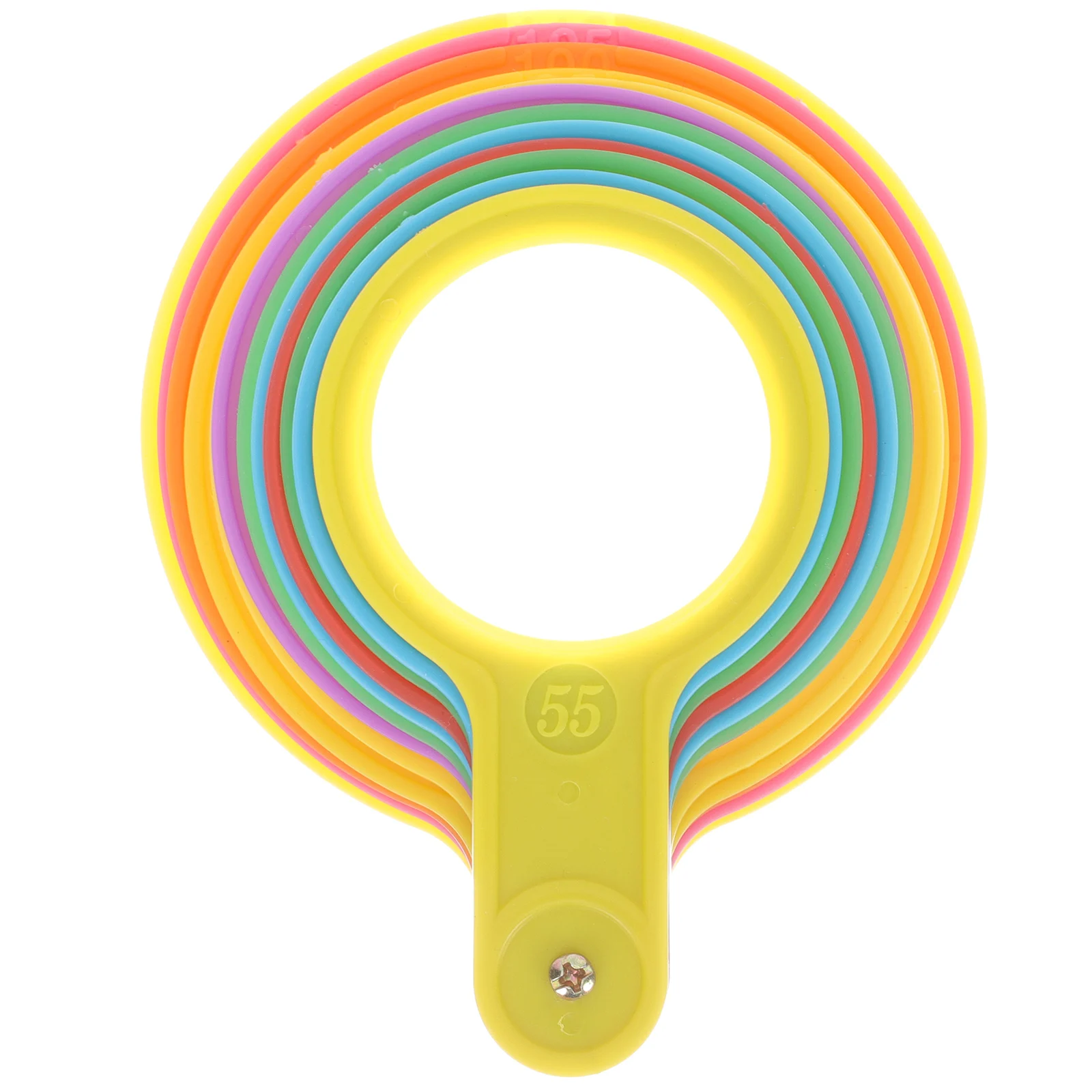 

1Set Fruits Measuring Lap Set Premium Plastic Material for Farms Markets Fruit Growers Plastic Fruits Measuring Lap