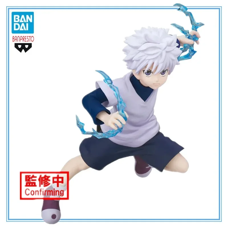 In Stock BANPRESTO Original HUNTER×HUNTER VIBRATION STARS Killua Zoldyck Ver. PVC 11CM Anime Action Fiugres Model Collection Toy