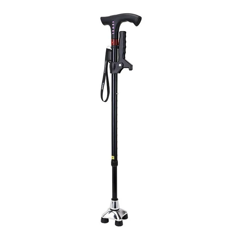 

Foldable and extendable cane for the elderly LED with alarm walking cane for the elderly mother for the elderly father for elder