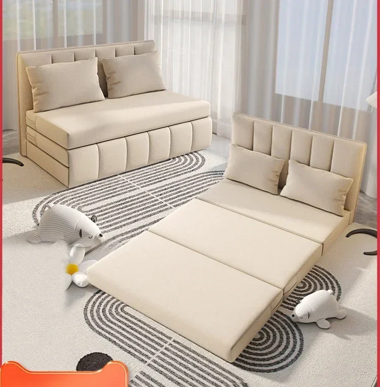 Hot sales Folding Bed Single Bed Children's Balcony Multi-Functional Floor Shop Office Lunch Break Sofa Bed Dual-Use Escort