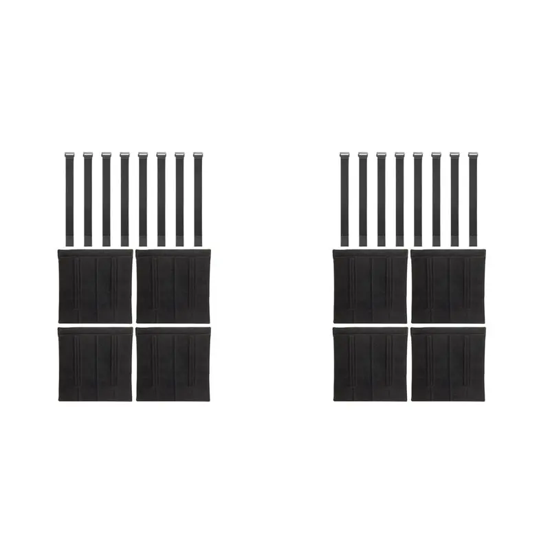 B-Est 8 Pcs Bunk Bed Ladder Pads,With 16 Adjustable Hook & Loop Straps,Bunk Bed Ladder Cover,Ladder Step Pads Loft Bed