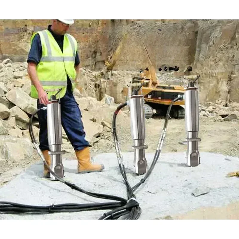 

Static blasting splitting gun of electric rock splitting machine concrete pile head breaker