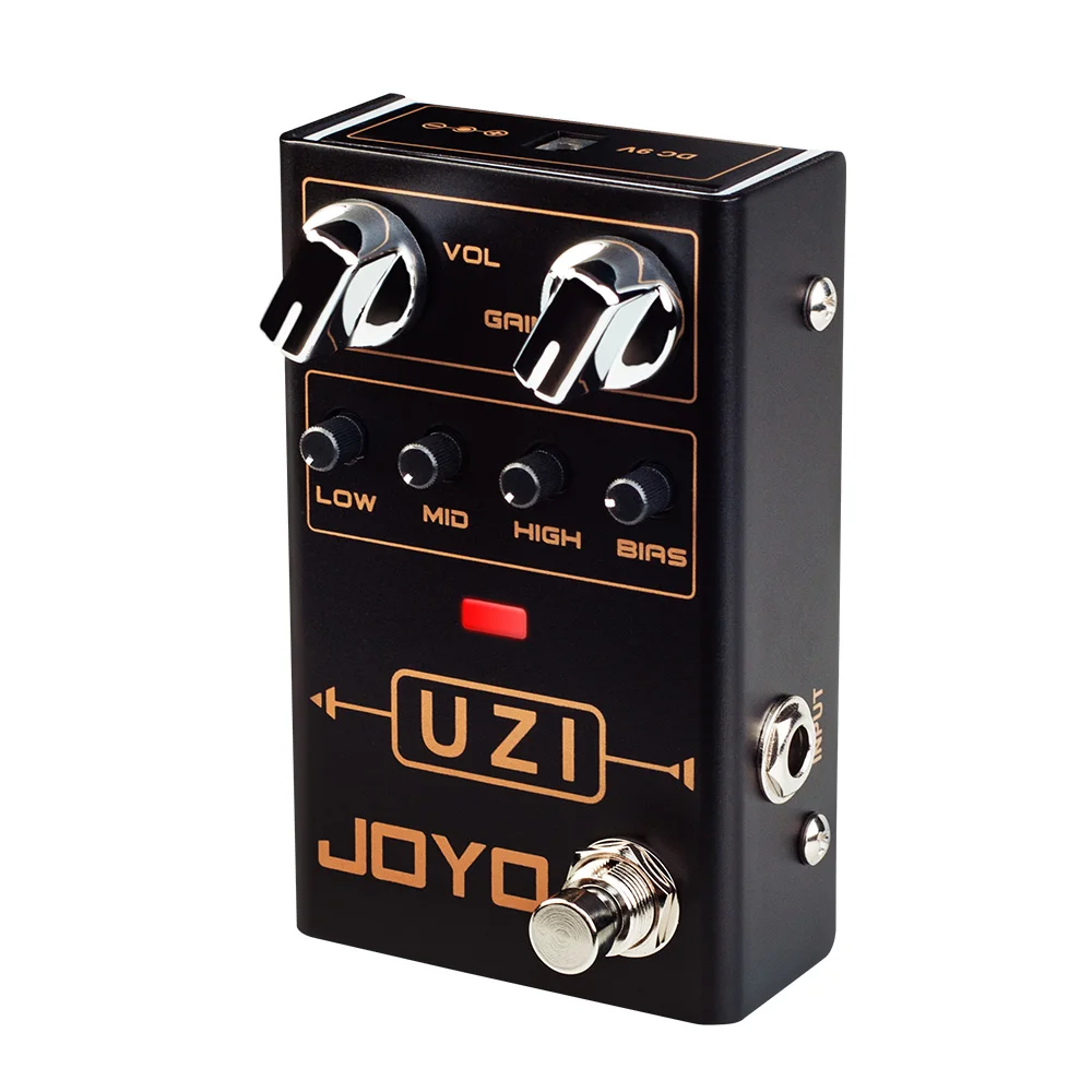 JOYO R-03 UZI Heavy Metal Distortion Pedal High Gain Electric Guitar Effect Pedal Between British and American Distortion