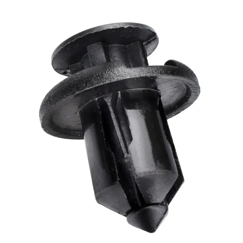 50pcs 10mm Hole Car Nylon Rivet Fastener Bumper Clip Retainer Screw Fender For Honda Civic For Accord Pilot For CR-V For Acura