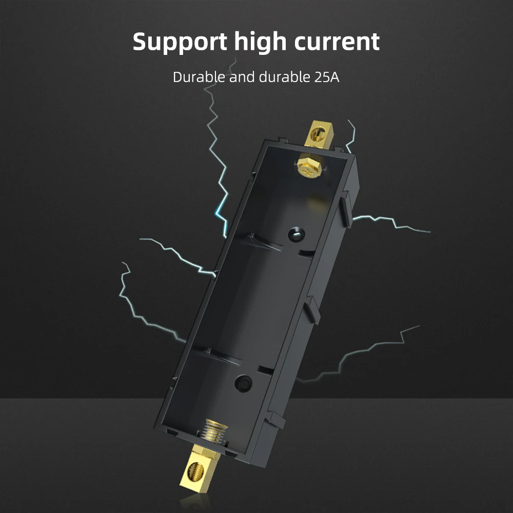 Flat 18650 DIY Unlimited Splicing Battery Holder No Welding Large Current Copper Sheet Connection Series Parallel Connection